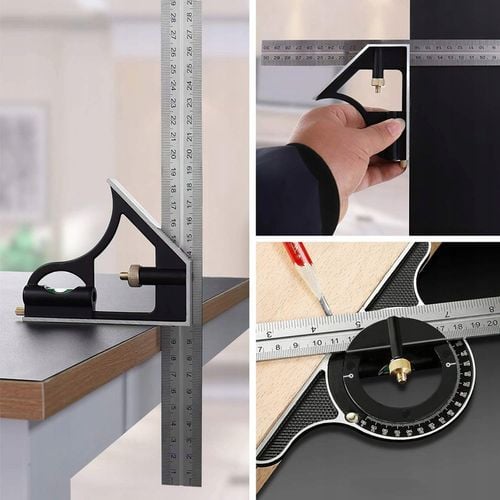 KĄTOMIERZ LINIAŁ PRZYMIAR LIBELKA KĄTOWNIK WIELOFUNKCYJNY 300 MM na Arena.pl