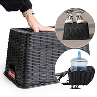 Kosz rowerowy tylny na bagażnik solidny plastikowy