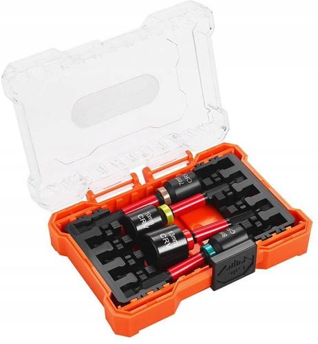 Zestaw nasadek magnetycznych do wkrętów walizka 4 sztuki UDAROWE na Arena.pl