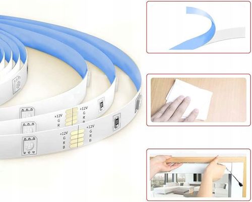 Taśma LED RGB 5m Rolka 12V Listwa Pasek Kolorowa 50W 4000lm IP20 Mocna na Arena.pl