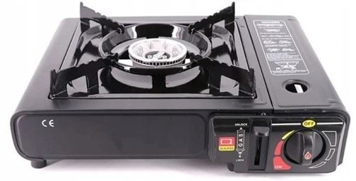 KUCHENKA TURYSTYCZNA GAZOWA Z PRZENOŚNĄ WALIZKĄ + 4x KARTUSZ Z GAZEM PIKNIK na Arena.pl