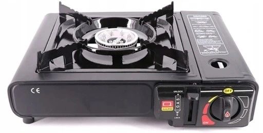 KUCHENKA TURYSTYCZNA GAZOWA Z PRZENOŚNĄ WALIZKĄ + 4x KARTUSZ Z GAZEM PIKNIK zdjęcie 11