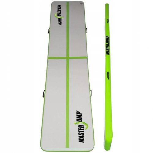 AirTrack Dmuchana Mata Gimnastyczna MASTER 400 x 100 x 10 cm Grey-Green na Arena.pl