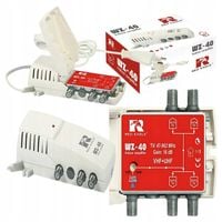 Wzmacniacz Antenowy TV Naziemnej Red Eagle WZ-40 Sygnału DVB-T2