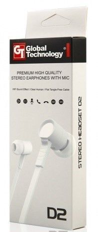 Global Technology HF GT D2 białe 3.5 mm jack na Arena.pl