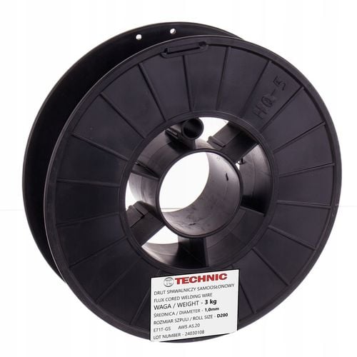 DRUT SPAWALNICZY 1,0mm 3KG SAMOOSŁONOWY BEZ GAZU FLUX E71T-GS MIG MAG D200 na Arena.pl