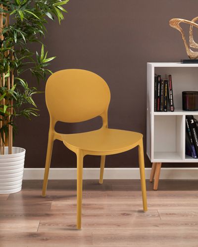 krzesło justin musztardowe na Arena.pl