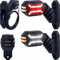 LAMPA OBRYSOWA NA WYSIĘGNIKU ŚREDNIM KOMPLET L/P