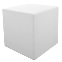 Ledowa lampa stojąca Cubic ES-C3535 LED 5W RGBW IP65 tarasowa kwadrat biała