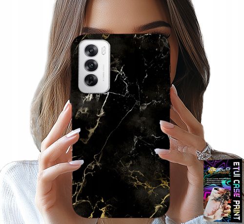 ETUI DO OPPO RENO12 5G - KAMIENNE ELEGANCKIE WZORY FUTERAŁ CASE na Arena.pl