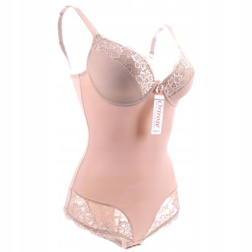 Orirose satynowe BODY WYSZCZUPLAJĄCE modelujące brzuch BIUSTONOSZ push-up na Arena.pl