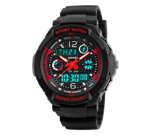 Zegarek dziecięcy SKMEI elektroniczny stoper data alarm podświetlenie na Arena.pl