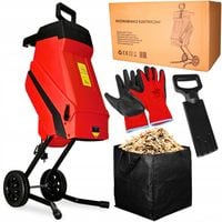 ROZDRABNIACZ ELEKTRYCZNY GŁADKOLUFOWY RĘBAK DO GAŁĘZI DUŻA MOC 3500 W