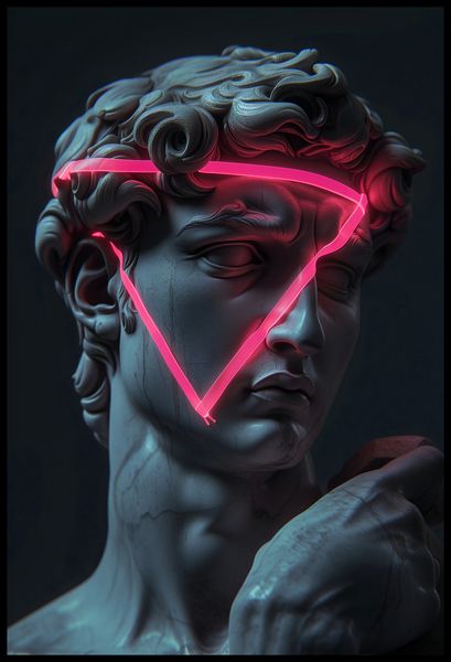 Plakat 61x90,5cm Neonowy Renesans zdjęcie 2