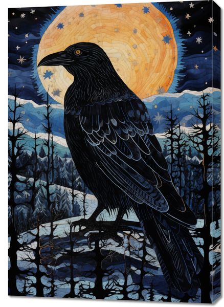 Obraz 70x100cm Kruczy Mąciciel zdjęcie 1
