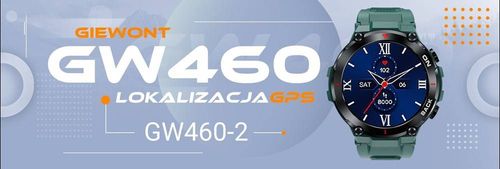 Smartwatch Giewont GW460-2 Zielony na Arena.pl