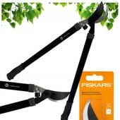 SEKATOR NOŻYCOWY OSTRY FISKARS NOŻYCE DWURĘCZNE DO GAŁĘZI OGRODU