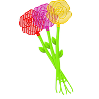 PACKA NA MUCHY KWIATEK - BR 1562