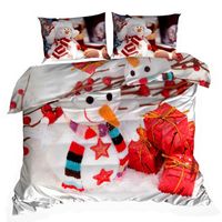 Pościel 3D bawełna satyna 160x200cm BAŁWANEK