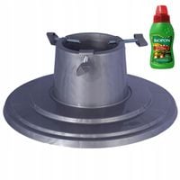 Stojak choinkowy Orbit z odżywką Biopon | Srebrny