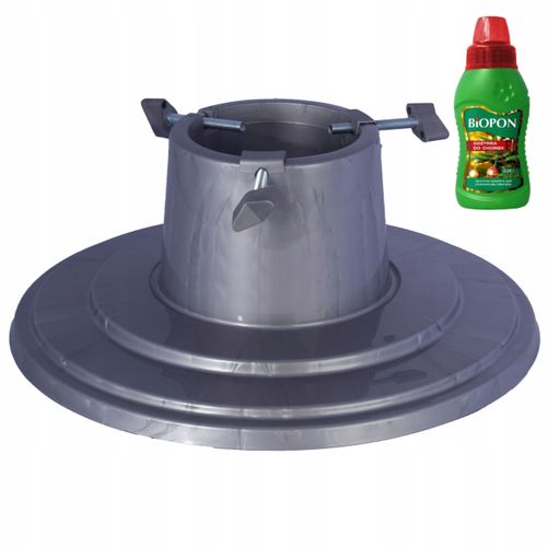 Stojak choinkowy Orbit z odżywką Biopon | Srebrny na Arena.pl