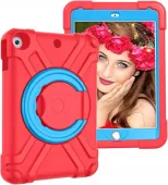 Etui do iPad 9/8/7 10.2” Pancerne z Obrotową Podstawką Czerwony