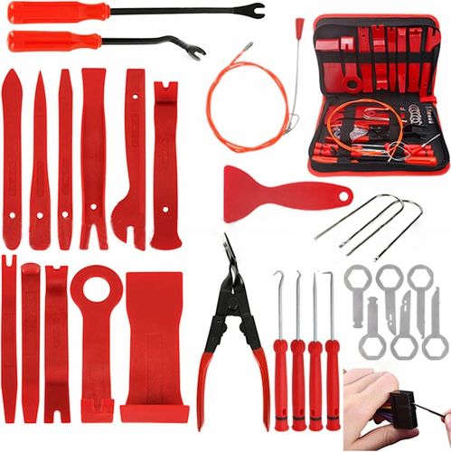 ŚCIĄGACZE DO TAPICERKI ZESTAW ŚCIĄGACZY 43EL ŁYŻKI PINY na Arena.pl