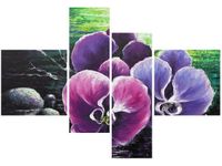 130CM 90 OBRAZ 4 ELEM STORCZYK STAWEM ŚCIENNY