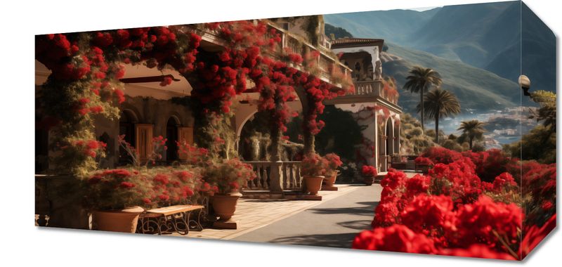 Obraz 40x20cm Czerwona Idylla zdjęcie 1