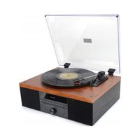 Gramofon Akai ATT-14BT brązowy Bluetooth USB FM