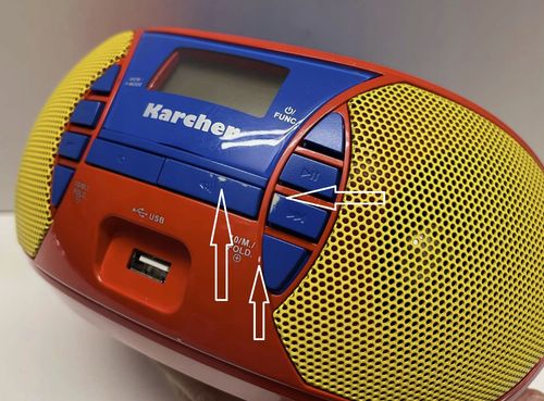 Radioodtwarzacz Karcher RR 5026 czerwony na Arena.pl