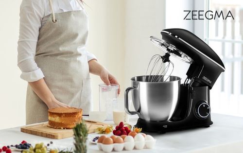 ROBOT KUCHENNY PLANETARNY MIKSER 6,5L 2200W AKCESORIA Duża Misa Czarny na Arena.pl