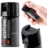 Gaz pieprzowy Gaz obronny Niemiecki 15% OC Bardzo mocny Strumień 40ml