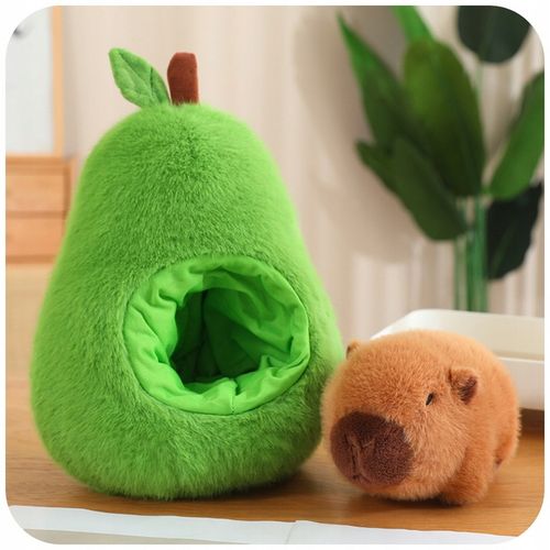 KAPIBARA W AWOKADO PLUSZAK ZABAWKA MASKOTKA PLUSZOWA PRZYTULANKA MIĘKKA 2W1 na Arena.pl