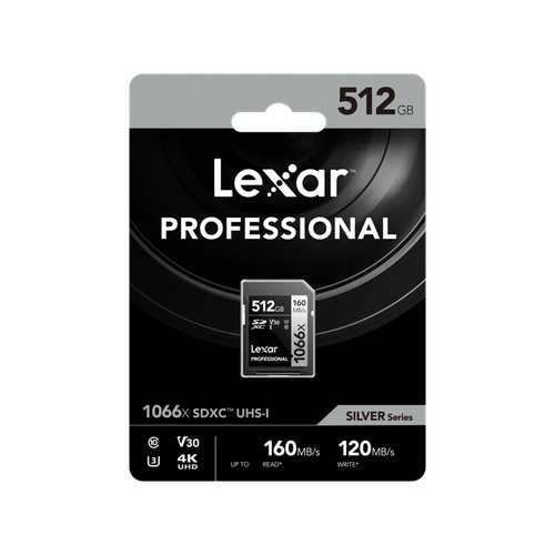 Lexar SDXC Pro 1066x U3 UHS-I R160/W120 (V30) 512GB na Arena.pl