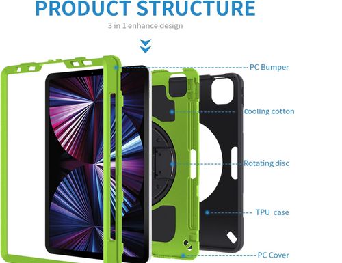 Etui do iPad Pro 3/2 11" 2021/2020 z Podstawką i Miejscem na Rysik Czarne na Arena.pl