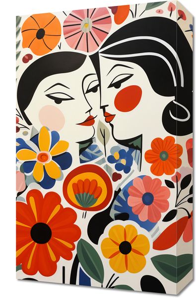 Obraz 30x50cm Kwiatowy Romans zdjęcie 1