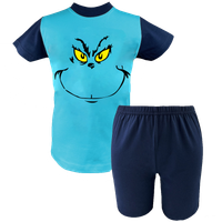 Krótka Piżama dziecięca - Grinch kradnie Święta