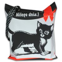 Torba impregnowana zapinana Kot miłego dnia