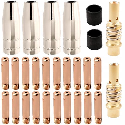 ZESTAW DO MIGOMATU MB15 DYSZE KONCÓWKI 0.8mm PRĄDOWE GNIAZDO IZOLATOR MB-15 na Arena.pl