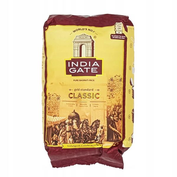 Ryż Basmati Classic India Gate 1kg zdjęcie 1