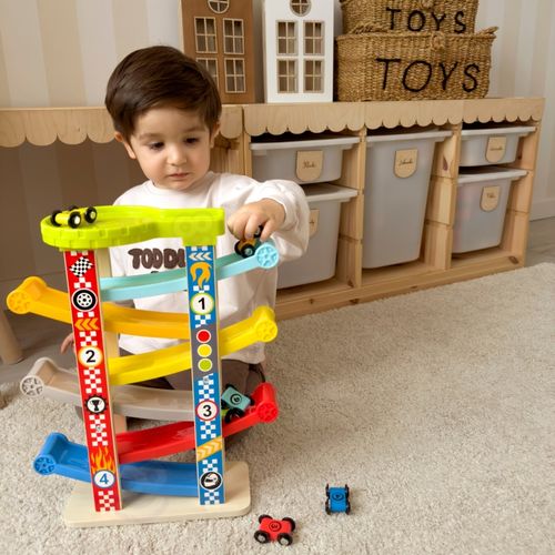 DLA DZIECI KOLOROWA  ZJEŻDŻALNIA TOR DLA SAMOCHODÓW na Arena.pl