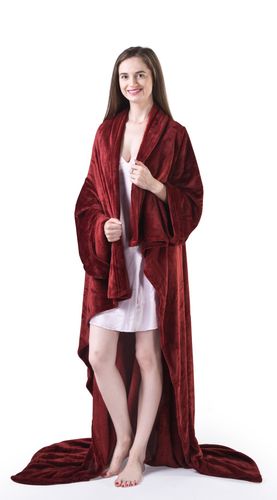 Koc DecoKing LAZY D.RED 150x180 na Arena.pl