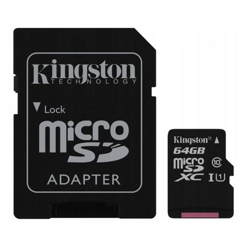 KARTA MICROSD KINGSTON 64GB CANVAS SELECT + ADAPTER SD na Arena.pl