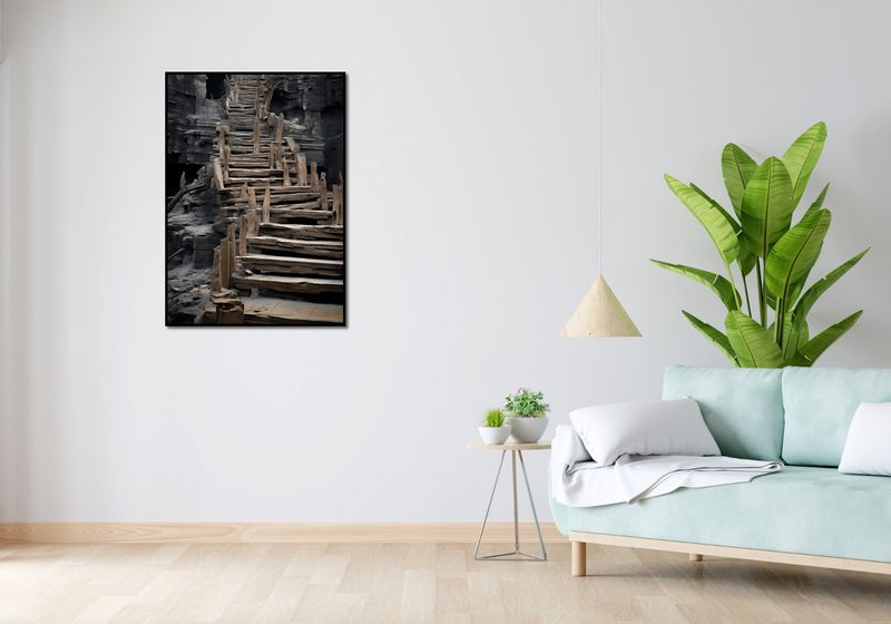 Plakat 67,5x95cm Schody do Nieznanego zdjęcie 4