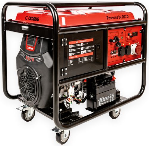 CEDRUS AG10E-3F AGREGAT GENERATOR PRĄDOTWÓRCZY AG10 AVR 3FAZY XXL 230V/400V 10 KW 10000W RATO R670 - OFICJALNY DYSTRYBUTOR - AUTORYZOWANY DEALER CEDRUS na Arena.pl