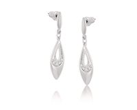 kolczyki łezki z kryształkami z kolekcji classic (p14824ag)