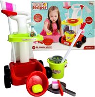 TG59969 ZESTAW SPRZĄTAJĄCY WÓZEK AKCESORIA DLA DZIECI MOP