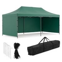 Namiot handlowy 3x6 m ogrodowy, pawilon na imprezy, catering zielony