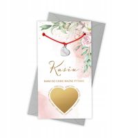 PROŚBA O ŚWIADKOWANIE bransoletka grawer ZDRAPKA